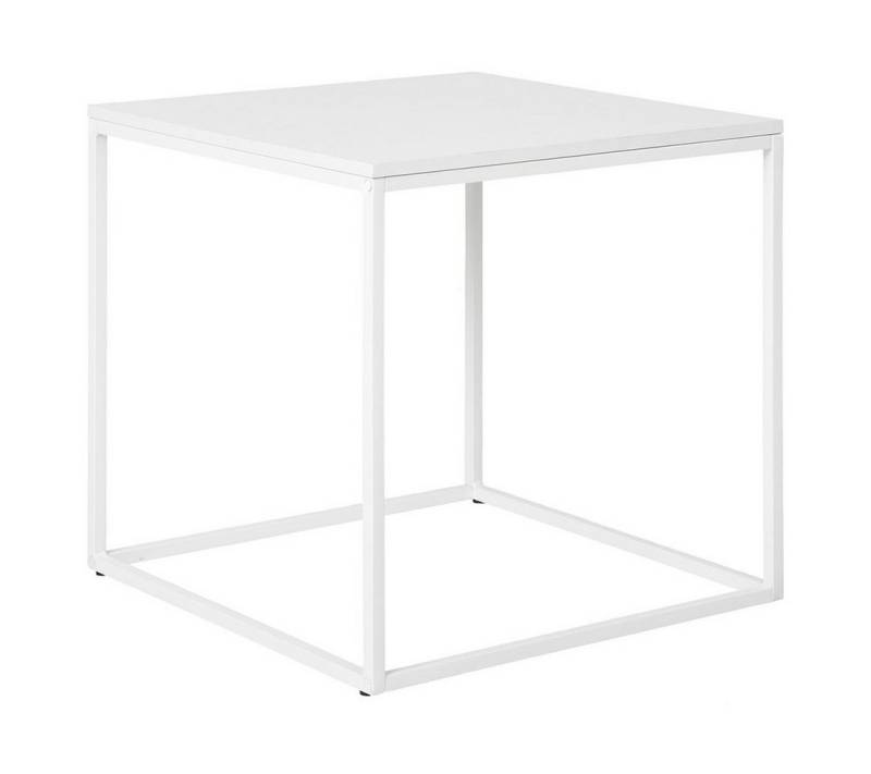 ebuy24 Couchtisch Vita Eckbeistelltisch weiß. von ebuy24