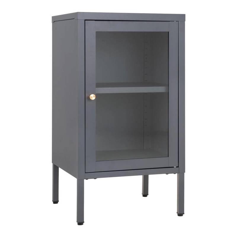 ebuy24 Dalby Vitrinenschrank 1 Glastür Grau ebuy24 Dalby Vitrinenschrank 1 Glastür Grau von ebuy24