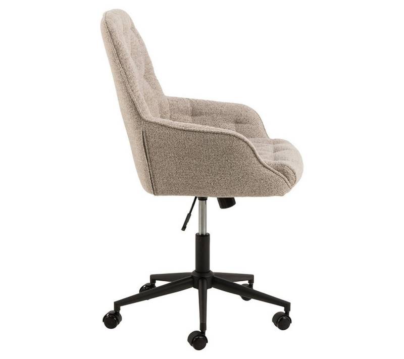 ebuy24 Drehstuhl Erik Bürostuhl Bouclé beige. von ebuy24