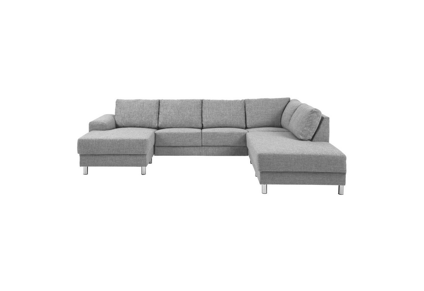 ebuy24 Sofa Calverton Eckcouch mit Chaiselong nach links in he, 1 Teile von ebuy24