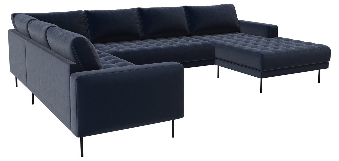 ebuy24 Ecksofa Rouge Ecksofa mit Chaise.//Dunkelblau//Rechtsgewen von ebuy24