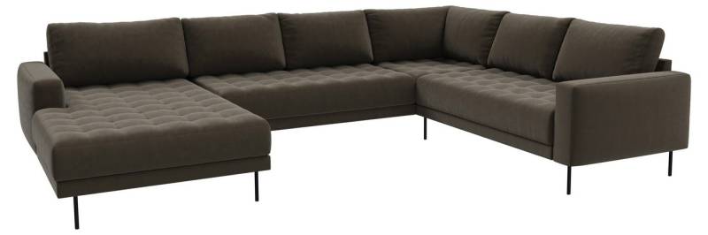 ebuy24 Ecksofa Rouge Ecksofa mit Chaisel.//Grau-braun//Linksgewen von ebuy24