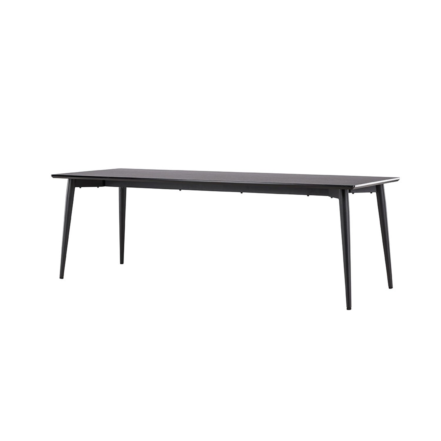 ebuy24 Ellis Esstisch 85x230 cm Schwarz von ebuy24