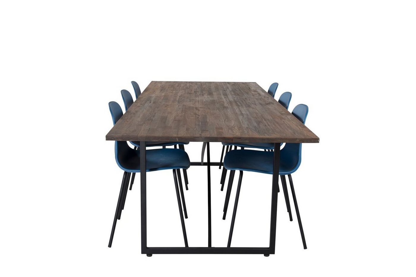 ebuy24 Essgruppe Padang Essgruppe Esstisch Teak und 6 Arctic Esszim, (7-tlg) von ebuy24