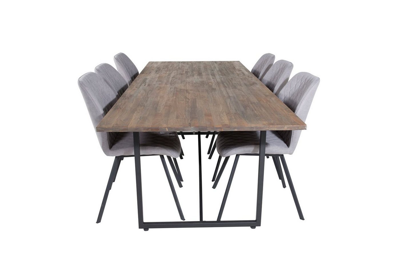 ebuy24 Essgruppe Padang Essgruppe Esstisch Teak und 6 Gemma Esszimm, (7-tlg) von ebuy24