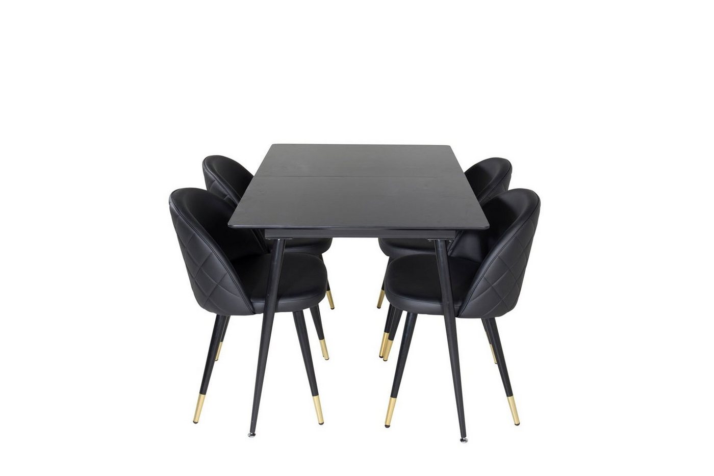 ebuy24 Essgruppe SilarBLExt Essgruppe Esstisch Ausziehbarer Tisch L, (5-tlg) von ebuy24