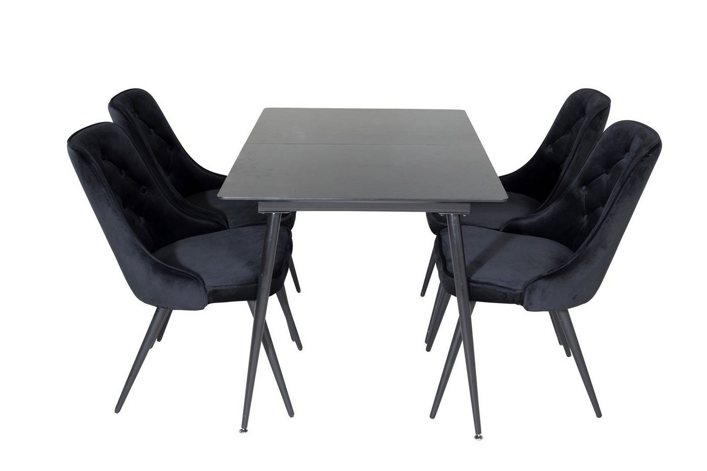 ebuy24 Essgruppe SilarBLExt Essgruppe Esstisch Ausziehbarer Tisch L, (5-tlg) von ebuy24