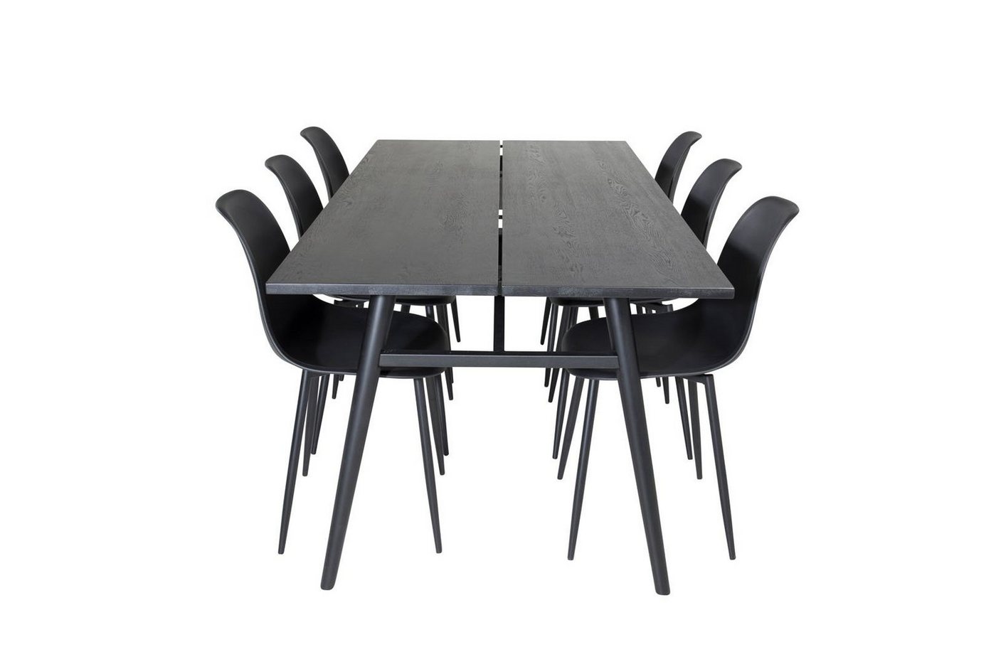 ebuy24 Essgruppe Sleek Essgruppe Esstisch Ausziehbarer Tisch Lä, (7-tlg) von ebuy24