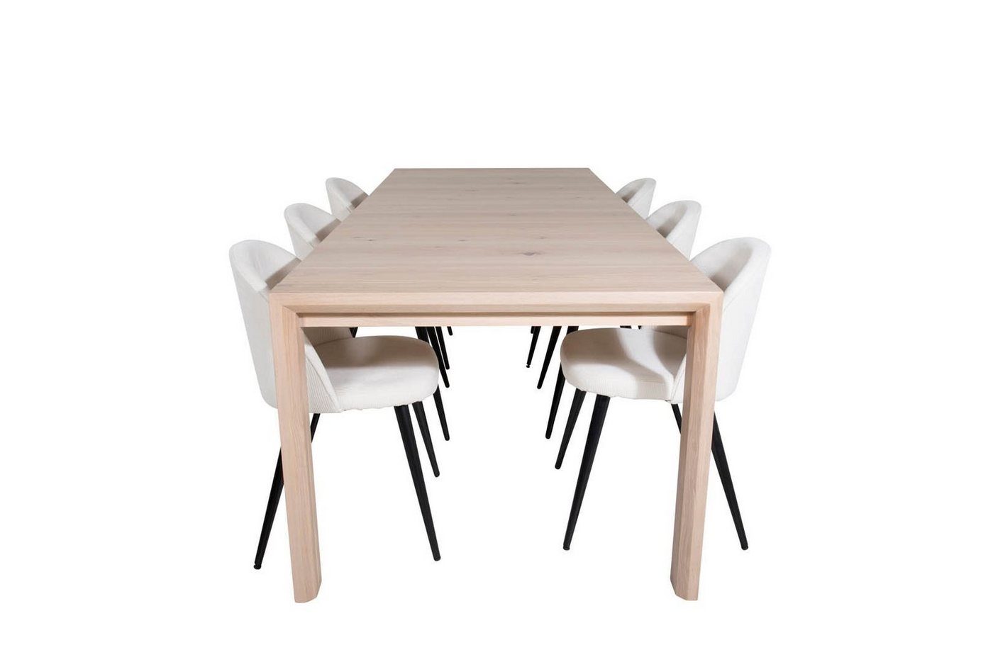 ebuy24 Essgruppe SliderWW Essgruppe Esstisch Ausziehbarer Tisch L&a, (7-tlg) von ebuy24