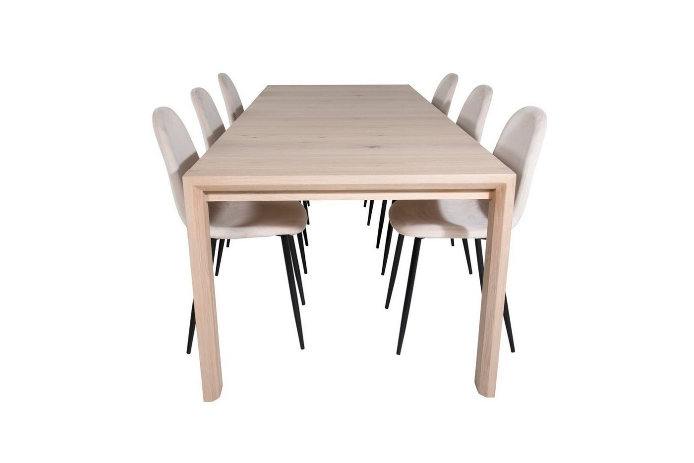 ebuy24 Essgruppe SliderWW Essgruppe Esstisch Ausziehbarer Tisch L&a, (7-tlg) von ebuy24