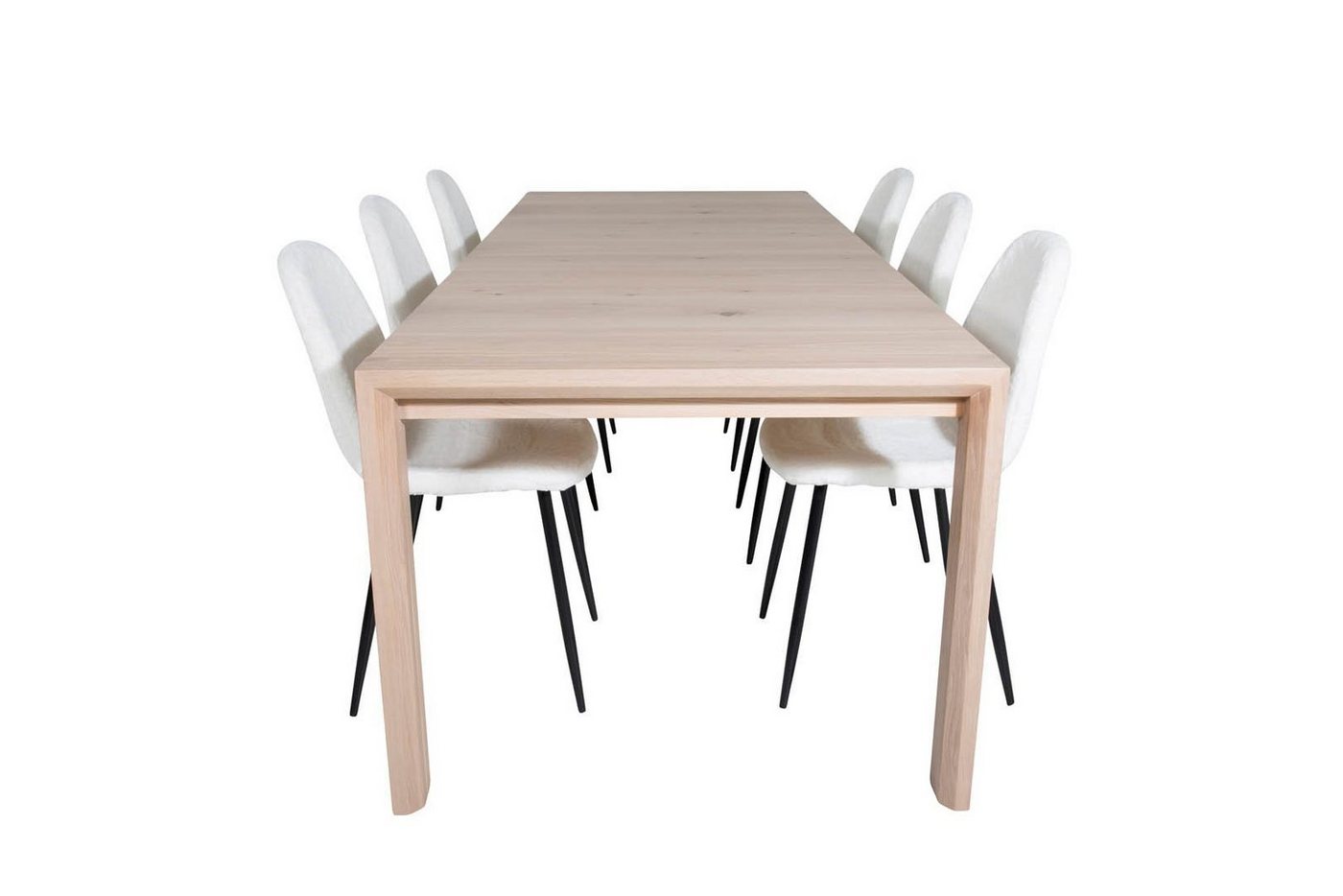 ebuy24 Essgruppe SliderWW Essgruppe Esstisch Ausziehbarer Tisch L&a, (7-tlg) von ebuy24