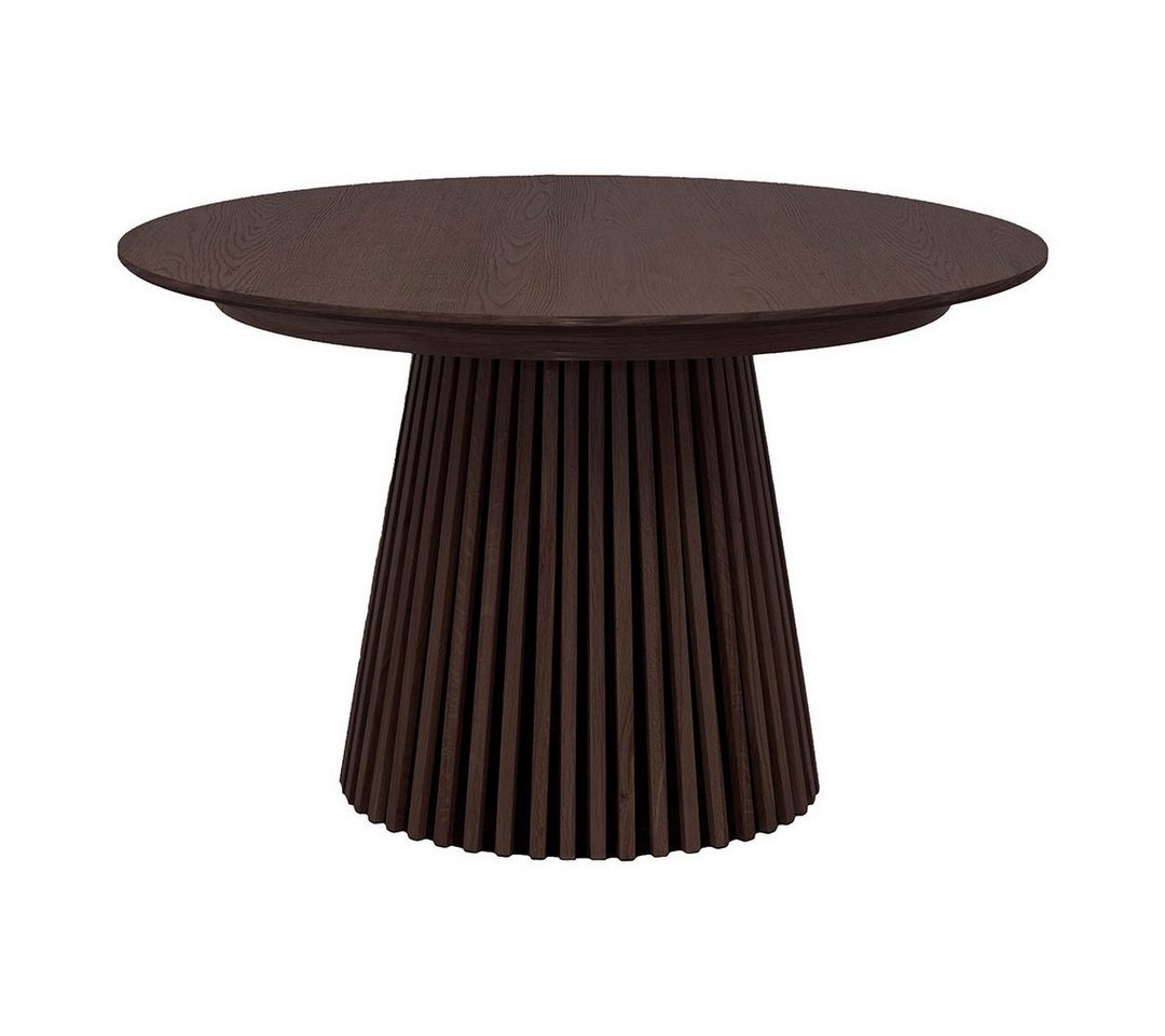ebuy24 Esstisch Osaka Esstisch Ø120cm geräuchert. von ebuy24