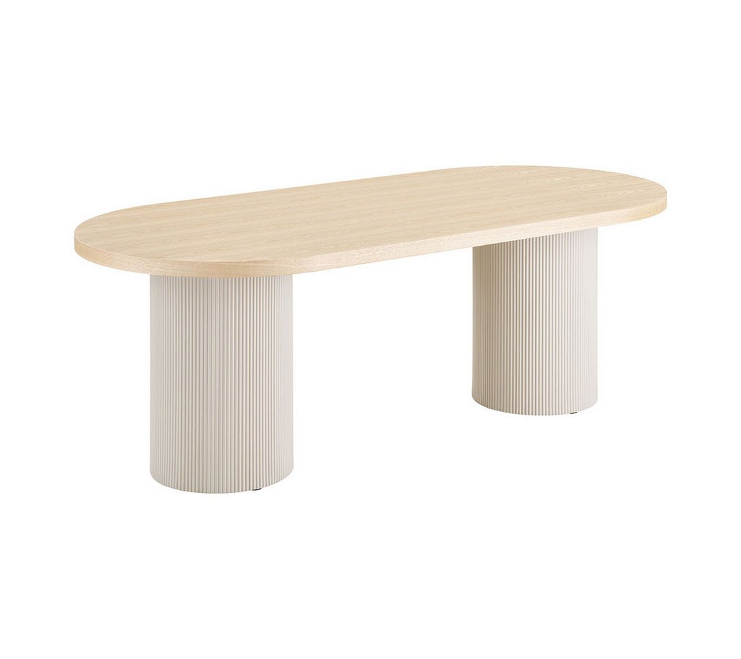 ebuy24 Esstisch Solva Esstisch Sandfarben, Natur. von ebuy24