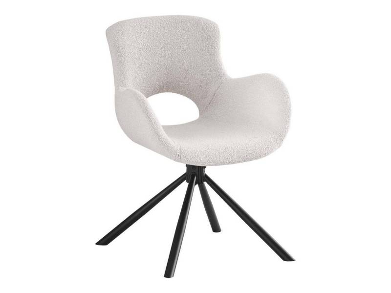 ebuy24 Esszimmerstuhl 2er Set Amorim Esszimmerstuhl bouclé Drehfunktion (2 St) von ebuy24