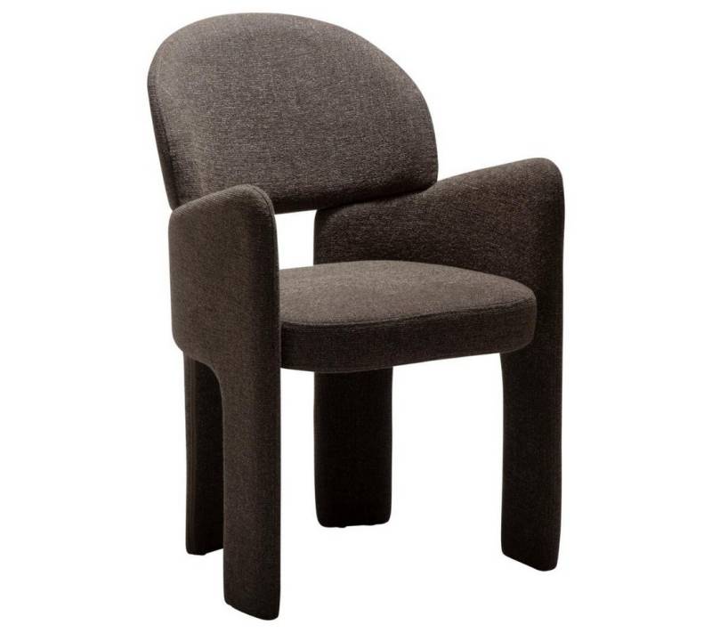 ebuy24 Esszimmerstuhl 2er Set Aole Dan-Form Esszimmerstuhl mit Armlehnen von ebuy24