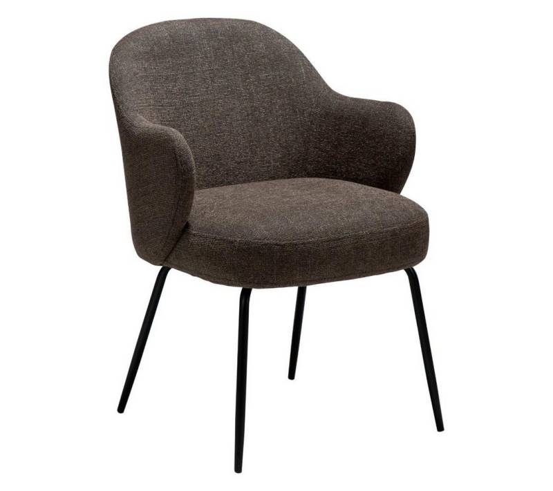 ebuy24 Esszimmerstuhl 2er Set Bae Dan-Form Esszimmerstuhl mit Armlehnen von ebuy24