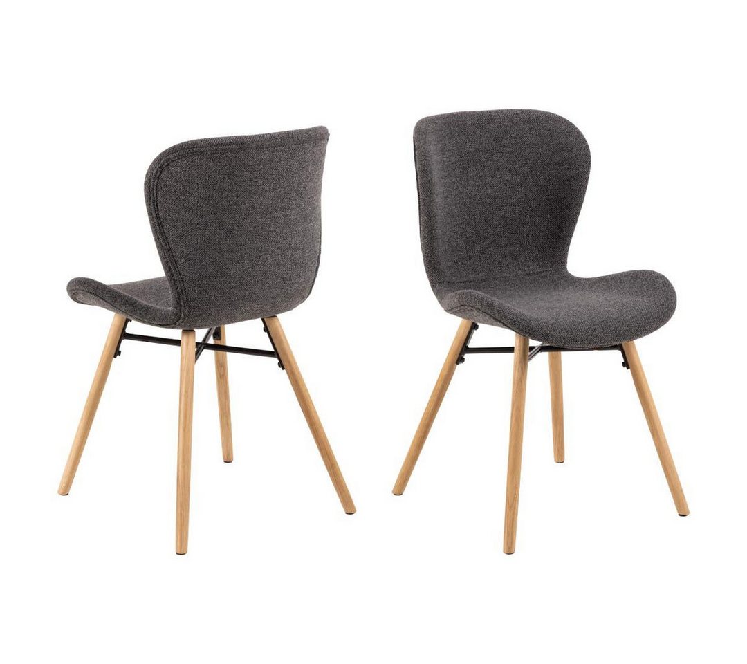 ebuy24 Esszimmerstuhl 2er Set BatildaA1 Esszimmerstuhl grau. (2 St) von ebuy24