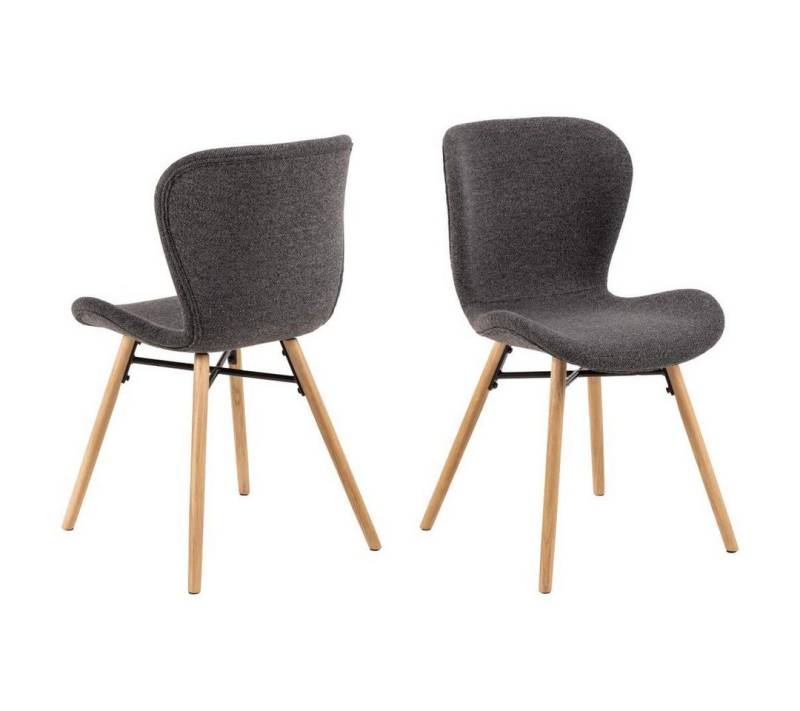 ebuy24 Esszimmerstuhl 2er Set BatildaA1 Esszimmerstuhl grau. (2 St) von ebuy24