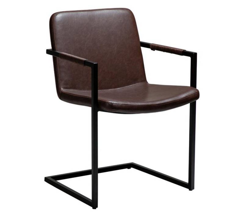 ebuy24 Esszimmerstuhl 2er Set Bounce Esszimmerstuhl mit Armlehnen PU-Kun von ebuy24