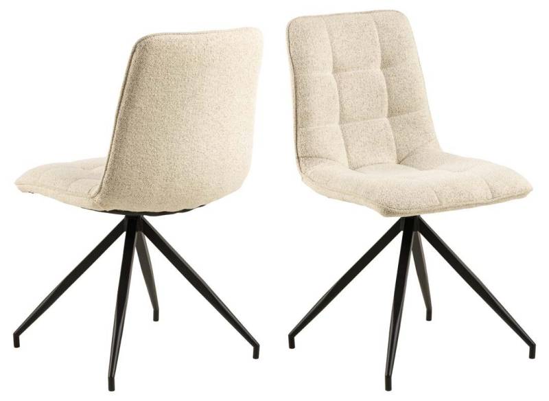 ebuy24 Esszimmerstuhl 2er Set Capone Esszimmerstuhl beige. (2 St) von ebuy24