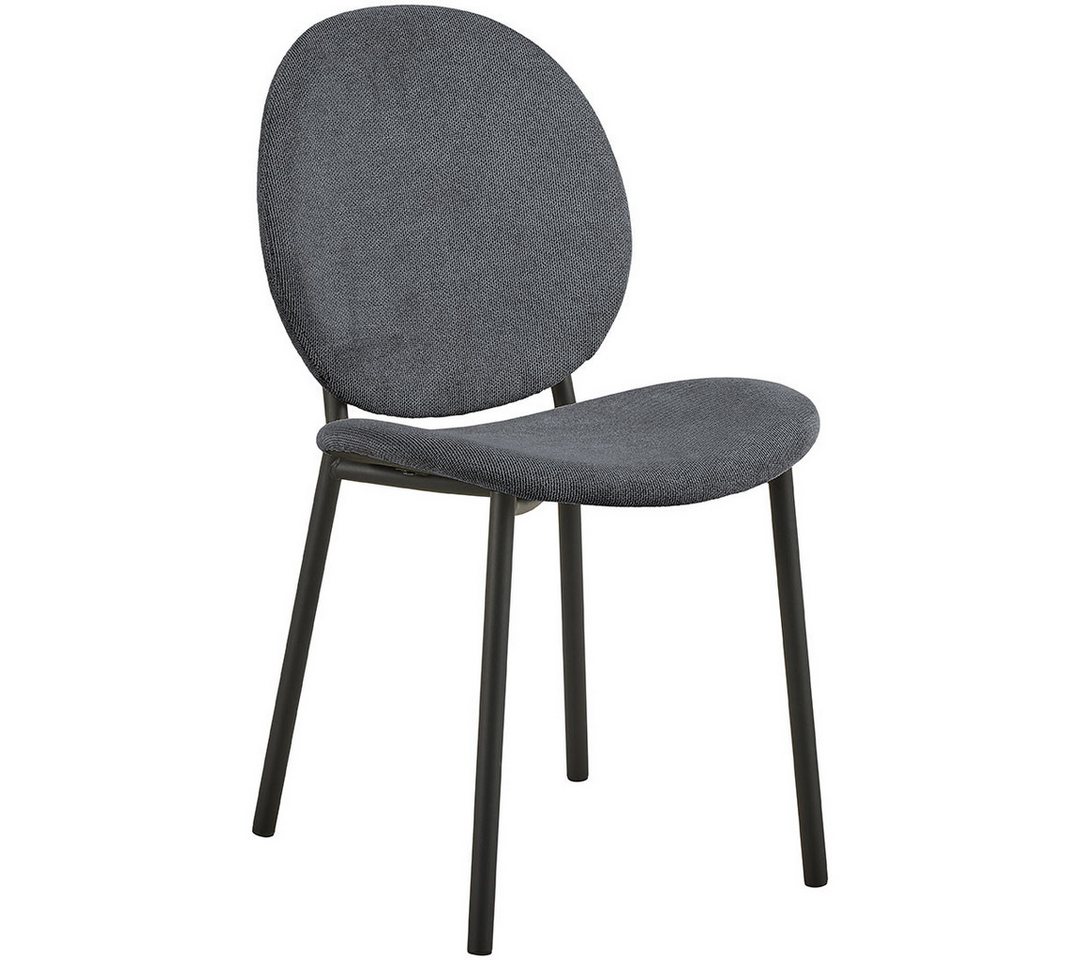 ebuy24 Esszimmerstuhl 2er Set Cliff Esszimmerstuhl grau. von ebuy24