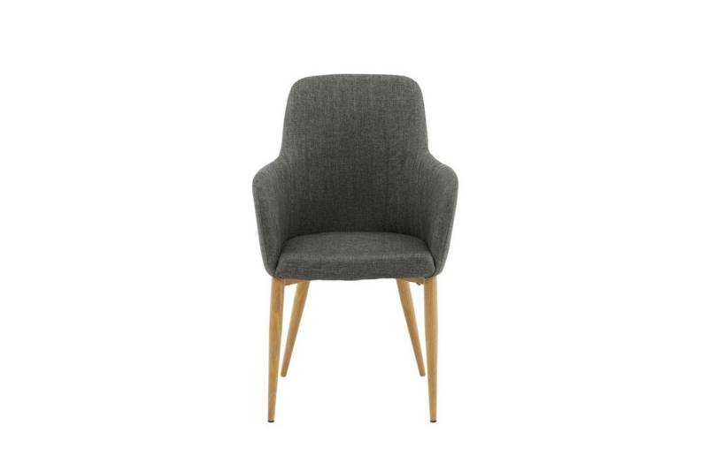 ebuy24 Esszimmerstuhl 2er Set Comfort Esszimmerstuhl grau, Eiche dekor. (2 St) von ebuy24