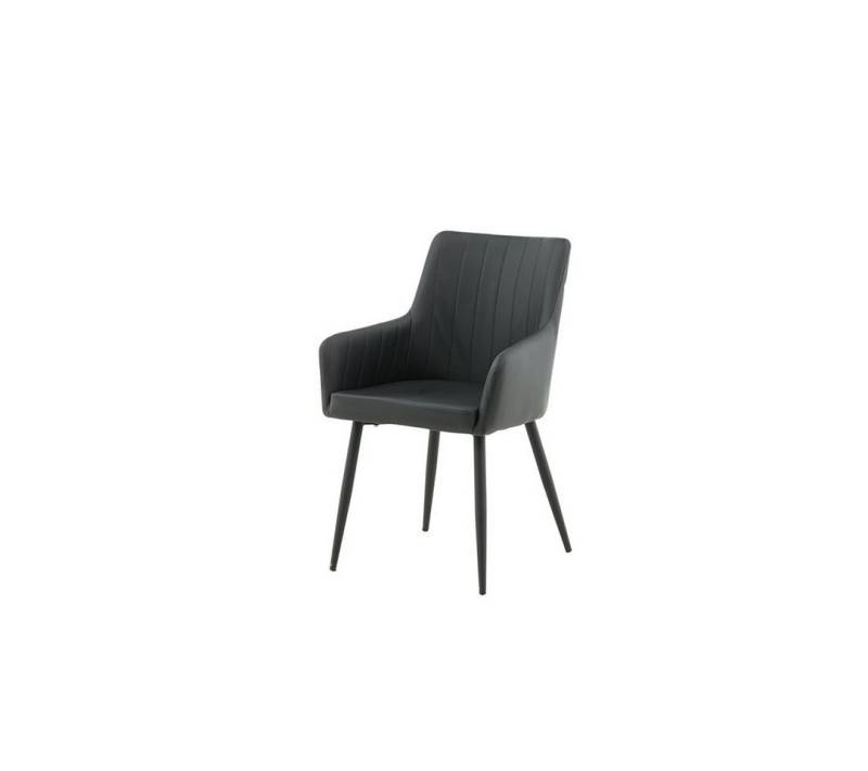 ebuy24 Esszimmerstuhl 2er Set Comfort Esszimmerstuhl mit Armlehnen PU Ku von ebuy24