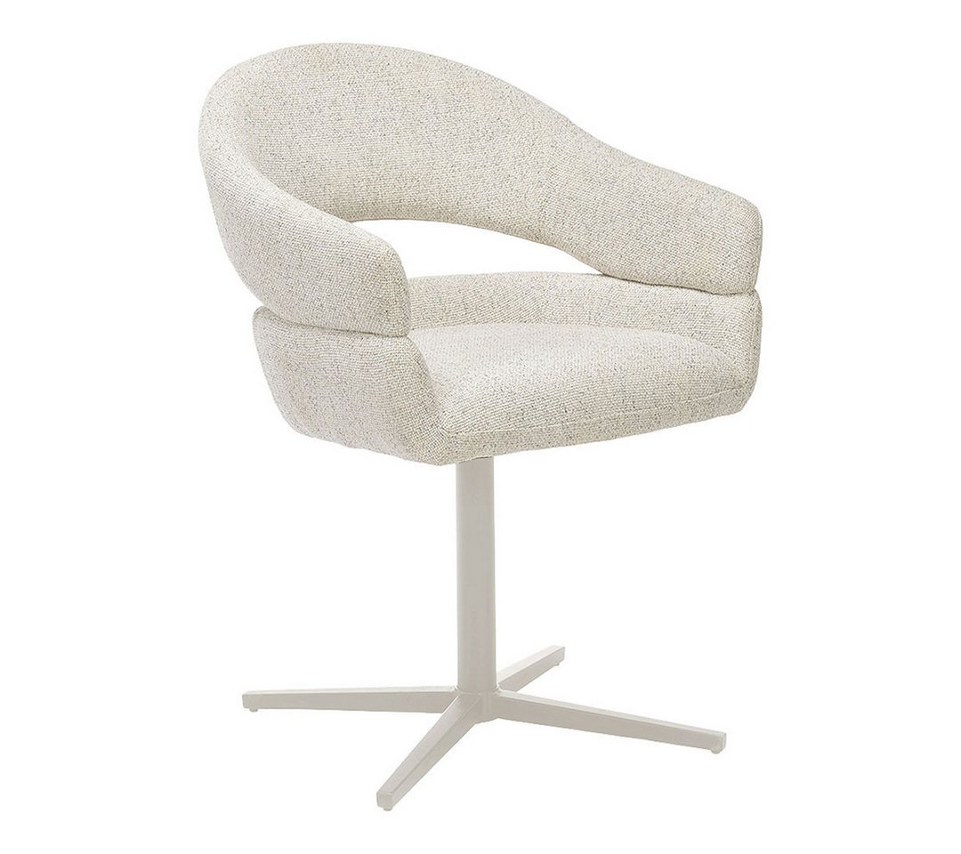 ebuy24 Esszimmerstuhl 2er Set Dover Esszimmerstuhl Mit Drehfuß grau. von ebuy24
