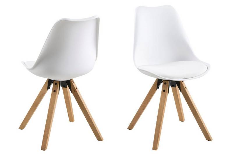 ebuy24 Esszimmerstuhl 2er Set Dry Esszimmerstuhl weiss. (2 St) von ebuy24