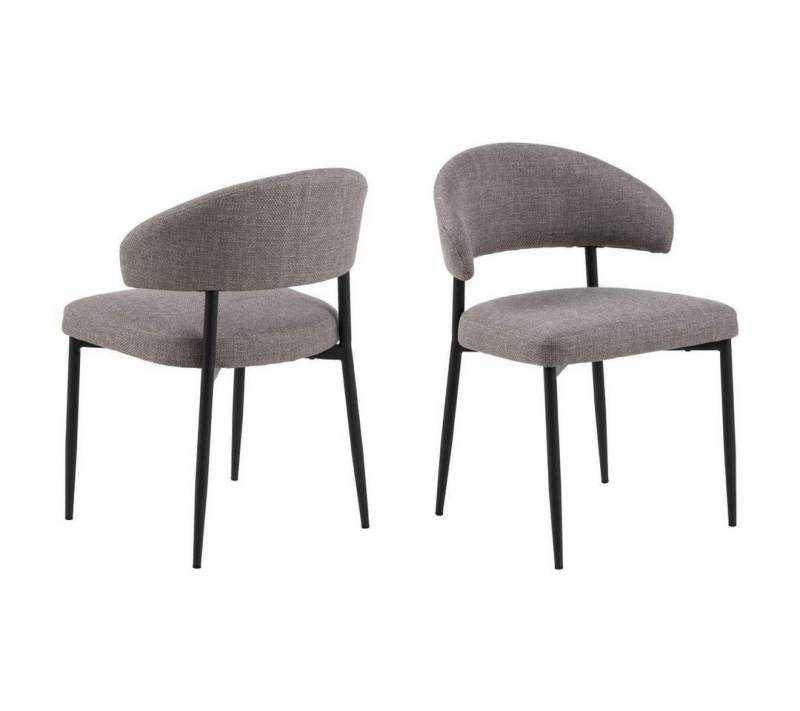 ebuy24 Esszimmerstuhl 2er Set Edina Esszimmerstuhl braun. (2 St) von ebuy24