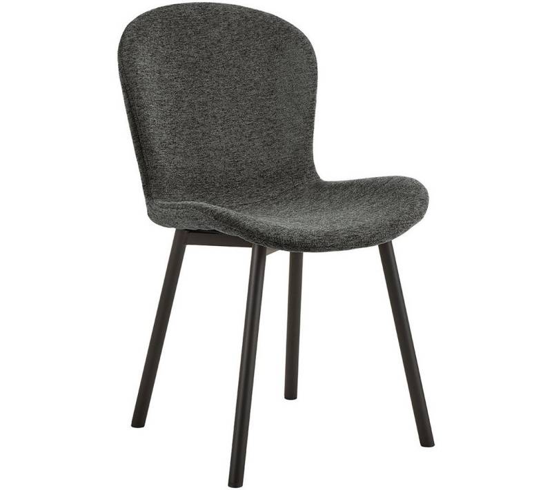 ebuy24 Esszimmerstuhl 2er Set Esra Esszimmerstuhl dunkelgrau. von ebuy24