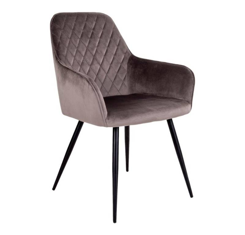 ebuy24 Esszimmerstuhl 2er Set Hasse Esszimmerstuhl mushroomfarben, schwa (2 St) von ebuy24