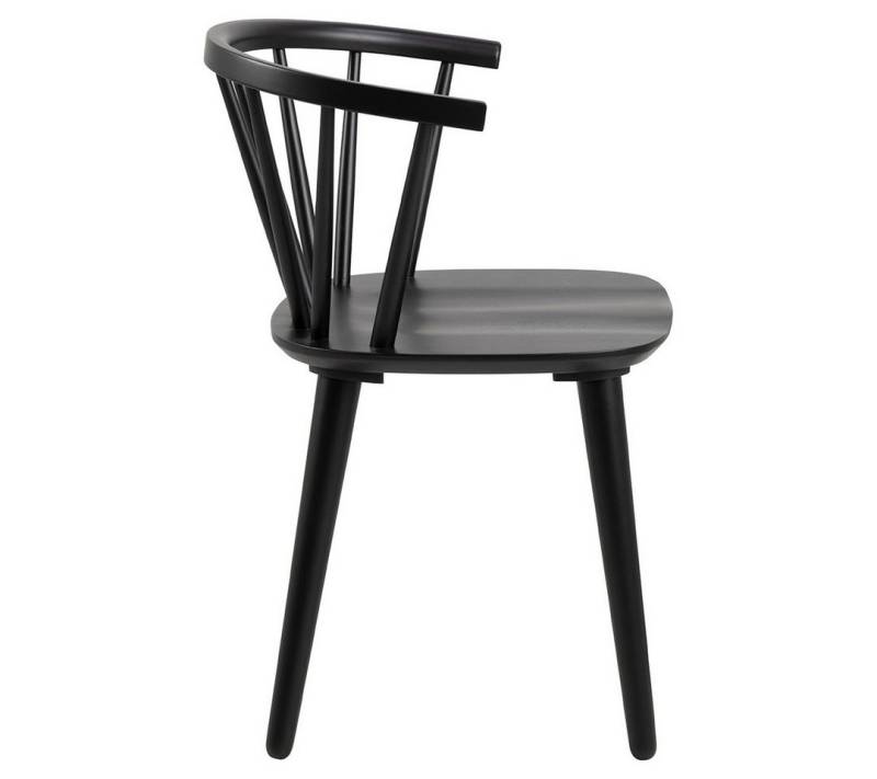 ebuy24 Esszimmerstuhl 2er Set Ida Esszimmerstuhl Holz schwarz. von ebuy24