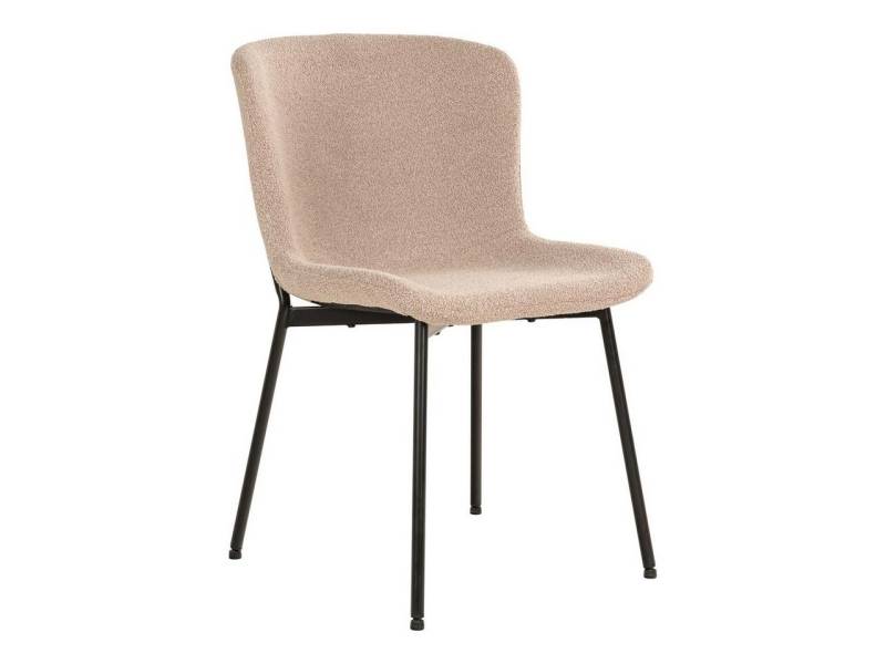 ebuy24 Esszimmerstuhl 2er Set Maceda Esszimmerstuhl bouclé beige. (2 St) von ebuy24