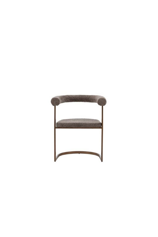 ebuy24 Esszimmerstuhl 2er Set Morning Esszimmerstuhl mit Armlehne braun. (2 St) von ebuy24