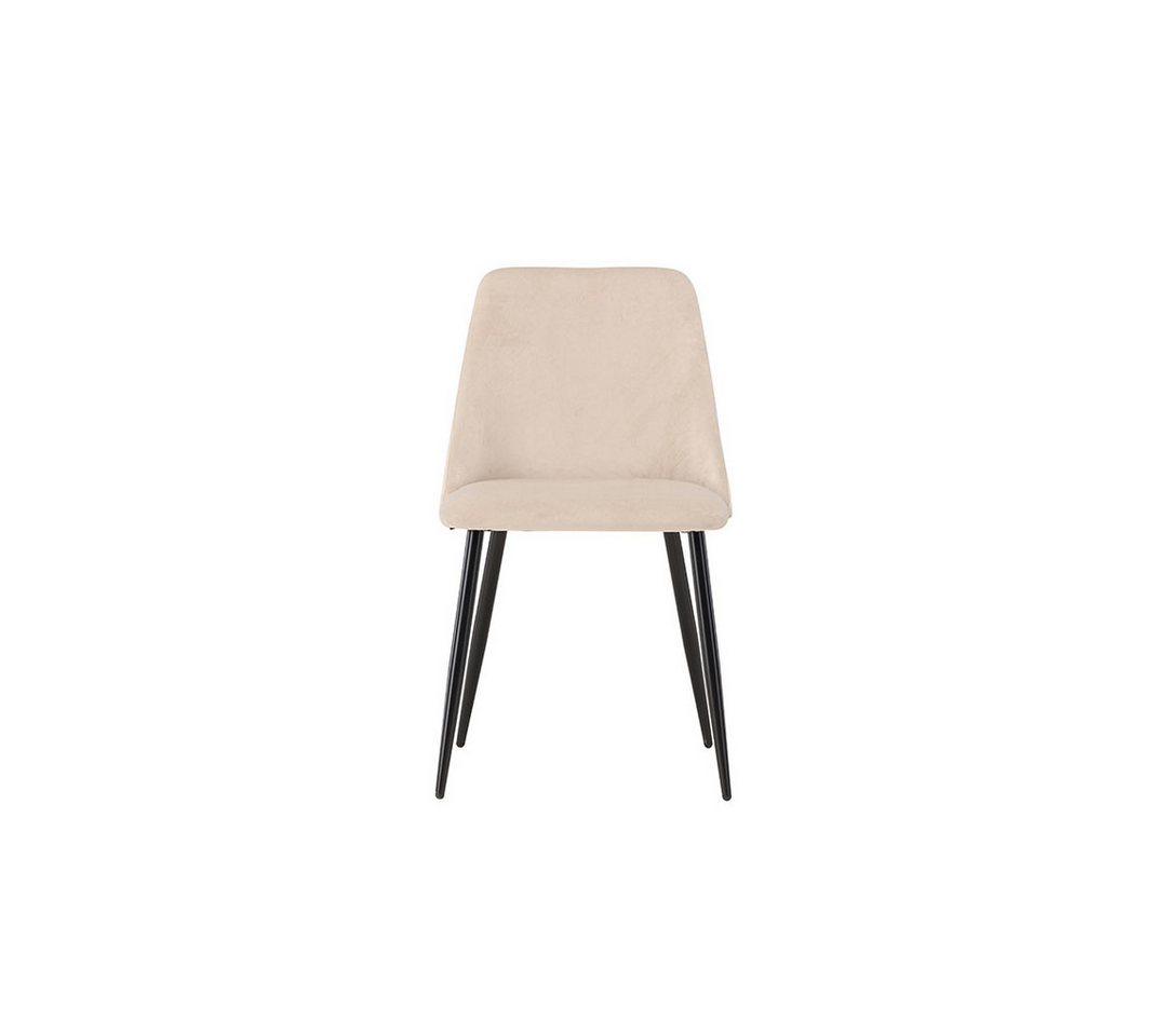 ebuy24 Esszimmerstuhl 2er Set Night Esszimmerstuhl beige. von ebuy24