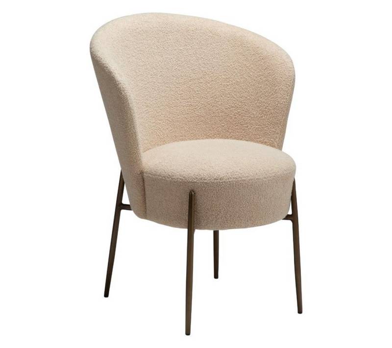 ebuy24 Esszimmerstuhl 2er Set Orbit Dan-Form Esszimmerstuhl Bouclé von ebuy24