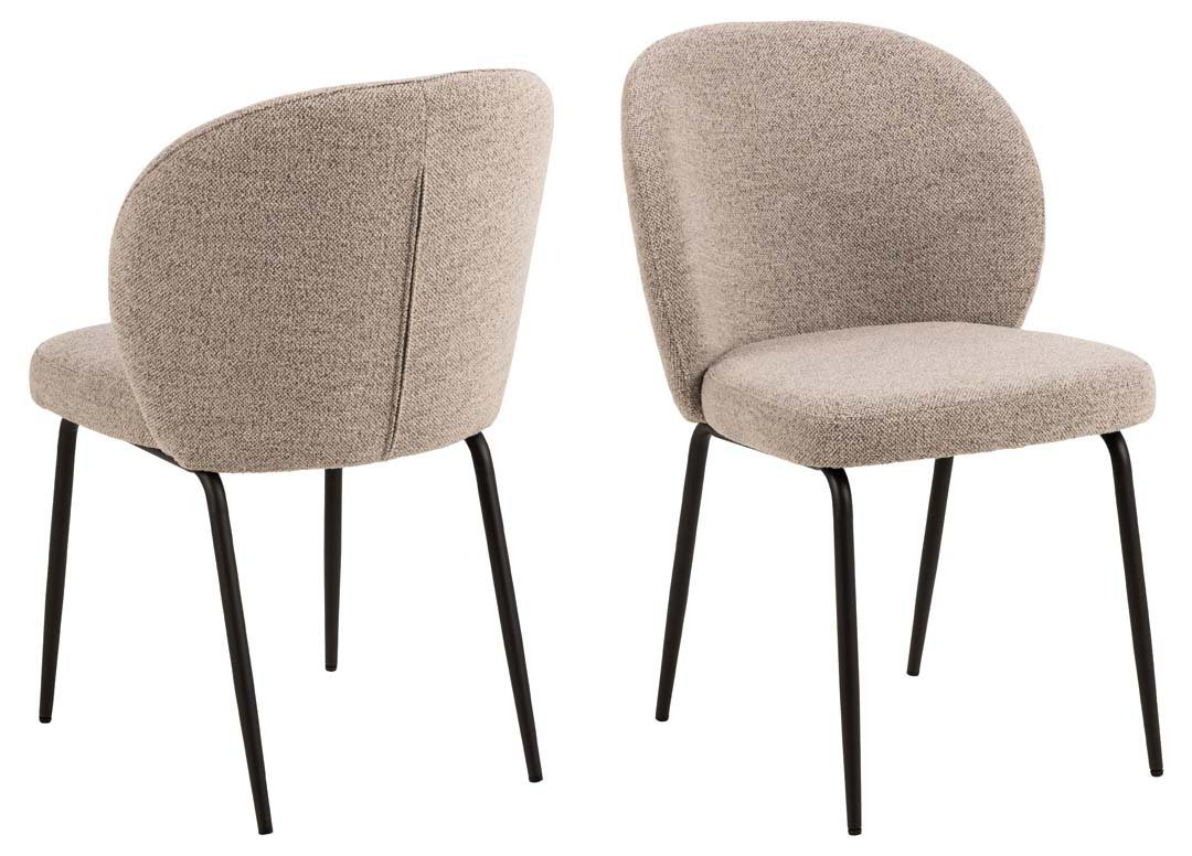 ebuy24 Esszimmerstuhl 2er Set Patricia Esszimmerstuhl beige. (2 St) von ebuy24