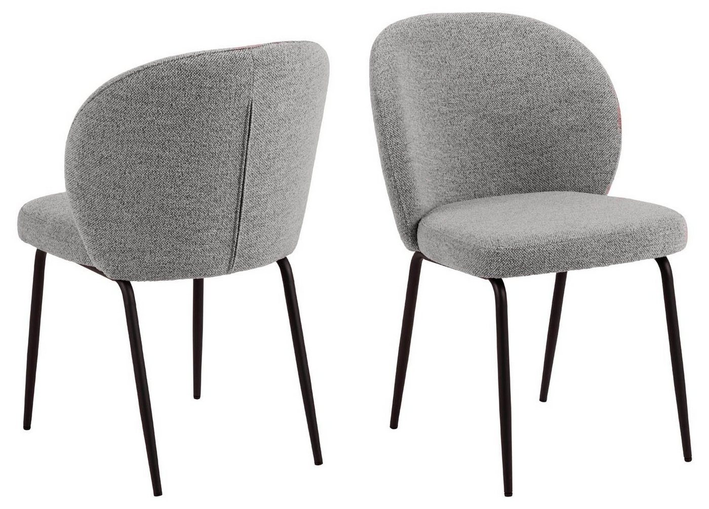 ebuy24 Esszimmerstuhl 2er Set Patricia Esszimmerstuhl grau. (2 St) von ebuy24