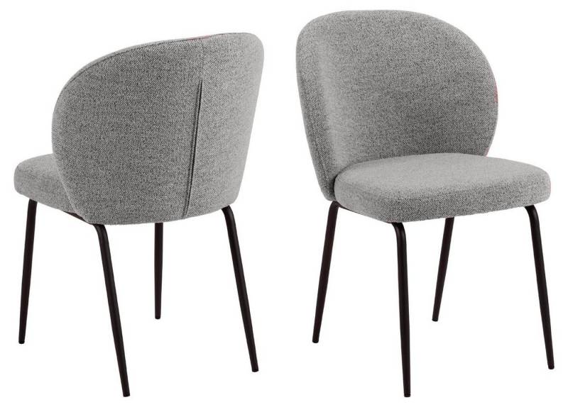 ebuy24 Esszimmerstuhl 2er Set Patricia Esszimmerstuhl grau. (2 St) von ebuy24