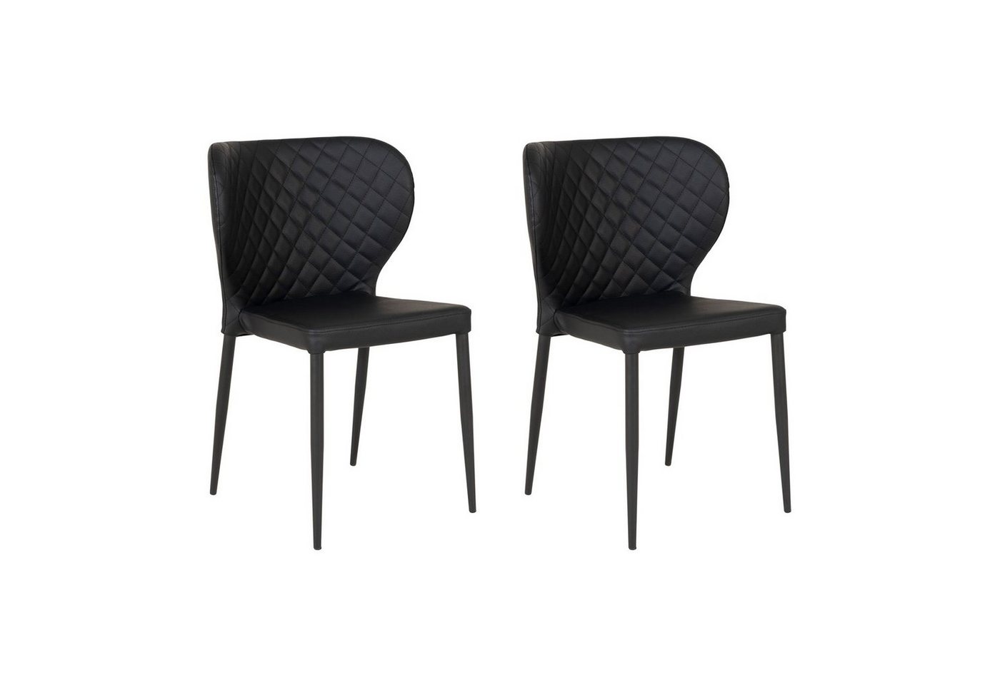 ebuy24 Esszimmerstuhl 2er Set Pisa Esszimmerstuhl schwarz. (4 St) von ebuy24