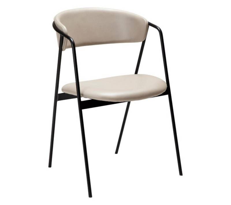 ebuy24 Esszimmerstuhl 2er Set Swell Dan-Form Esszimmerstuhl mit Armlehne von ebuy24