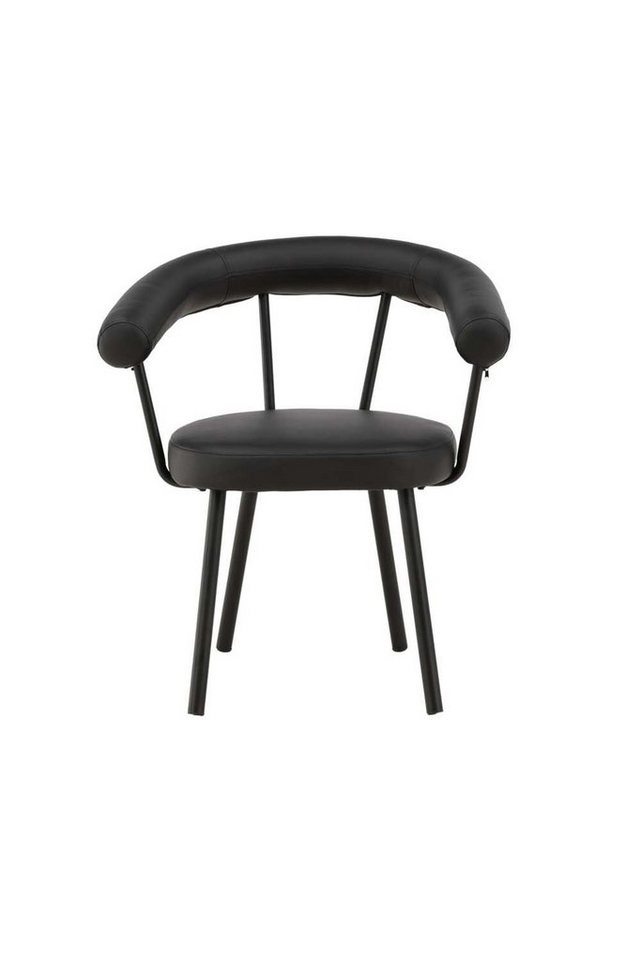 ebuy24 Esszimmerstuhl 2er Set Västerås Esszimmerstuhl mit Armlehne PU Ku (2 St) von ebuy24
