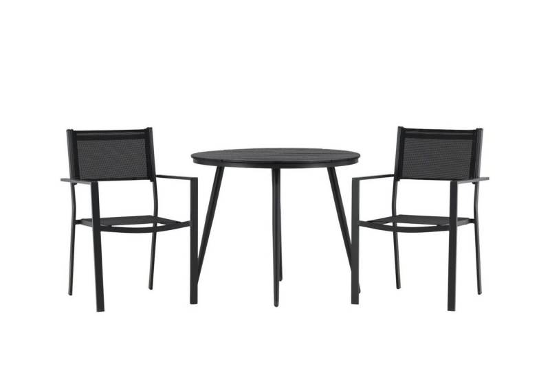 ebuy24 Garten-Essgruppe Break Gartenset Tisch 90x90cm, 2 Stühle Copacabana, (3-tlg) von ebuy24