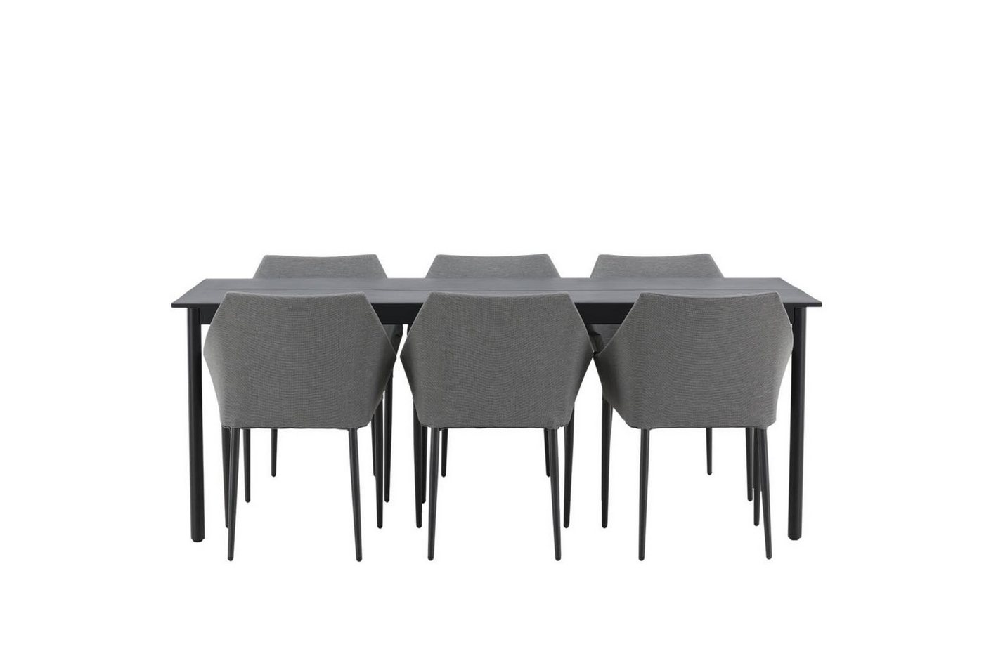 ebuy24 Garten-Essgruppe Modena Gartenset Tisch 200x100cm, 6 Stühle Spoga, (7-tlg) von ebuy24