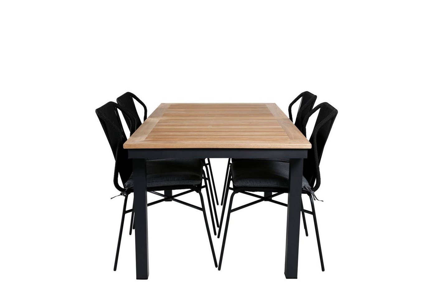 ebuy24 Garten-Essgruppe Panama Gartenset Tisch 90x152/210cm und 4 Stühle J von ebuy24