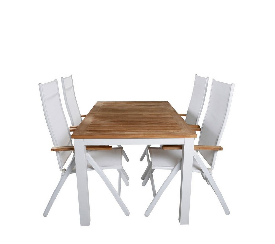 ebuy24 Garten-Essgruppe Panama Gartenset Tisch 90x152/210cm und 4 Stühle P von ebuy24