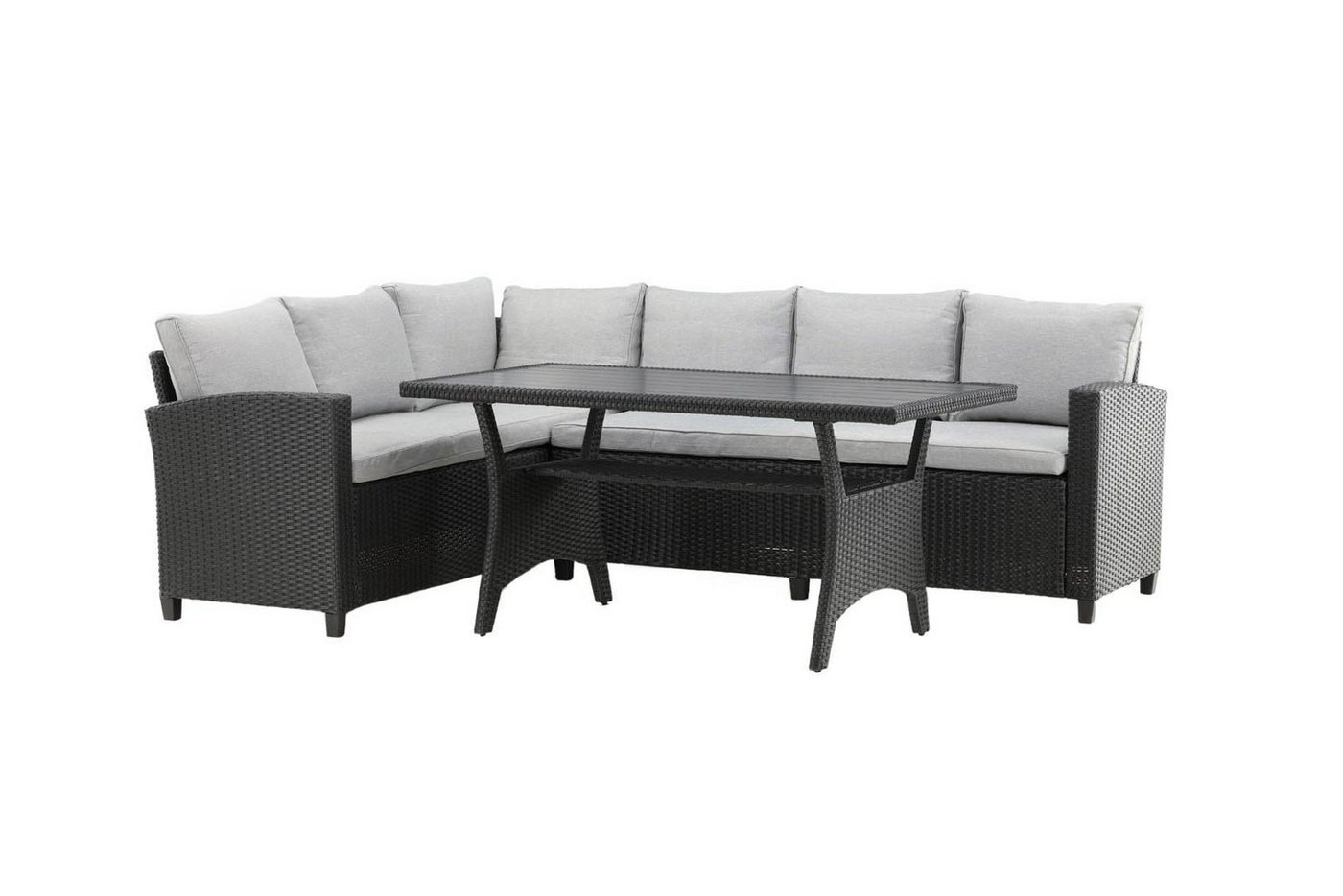 ebuy24 Gartenlounge-Set Brentwood Loungeset 2 Teile grau,schwarz. von ebuy24