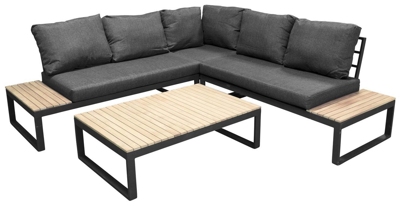 ebuy24 Gartenlounge-Set Panama Lounge-Set 2 Teile grau,natur. von ebuy24