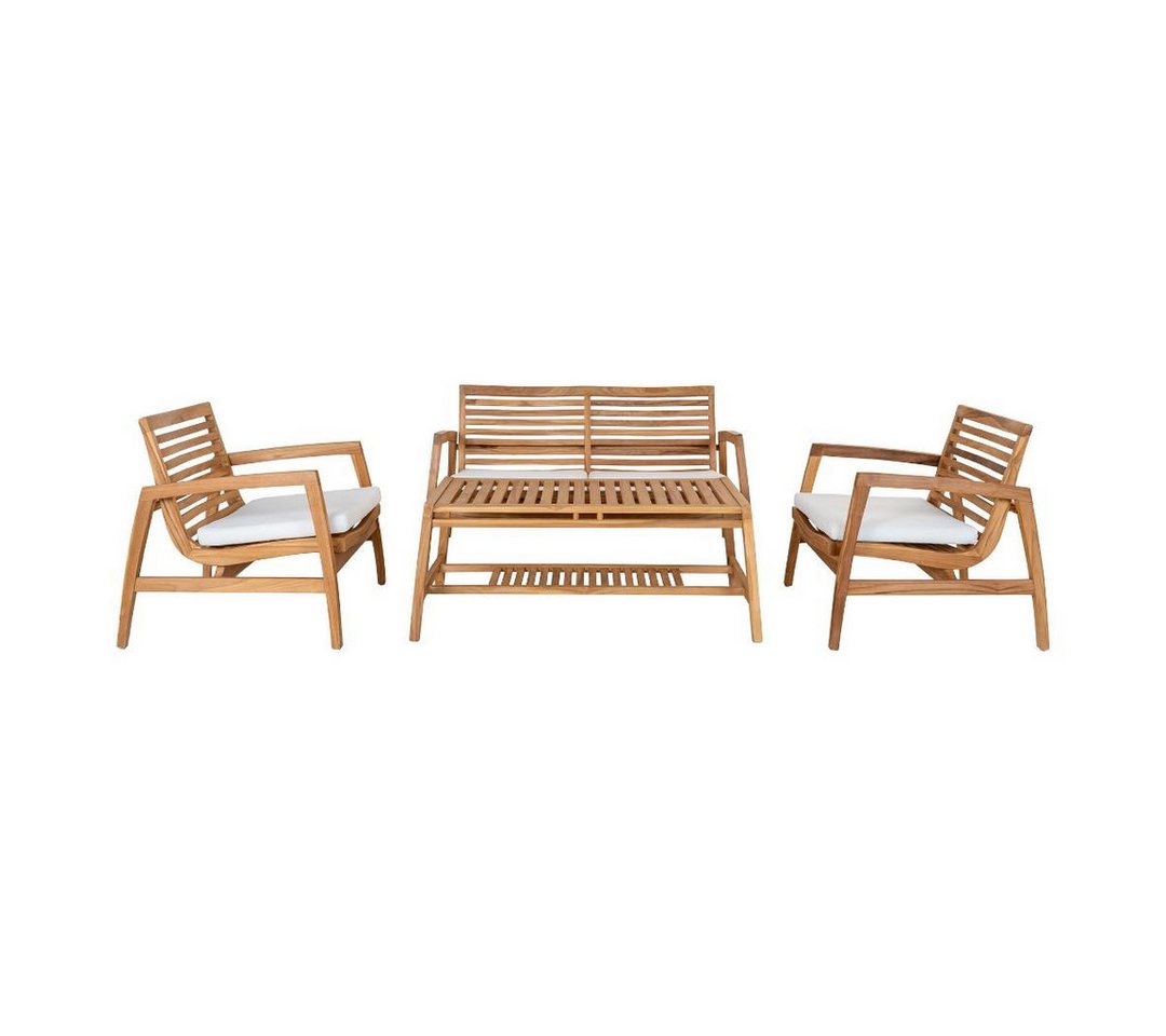 ebuy24 Gartenlounge-Set Sanna Loungeset inkl. Kissen Teak. ebuy24 Gartenlounge-Set Sanna Loungeset inkl. Kissen Teak. von ebuy24